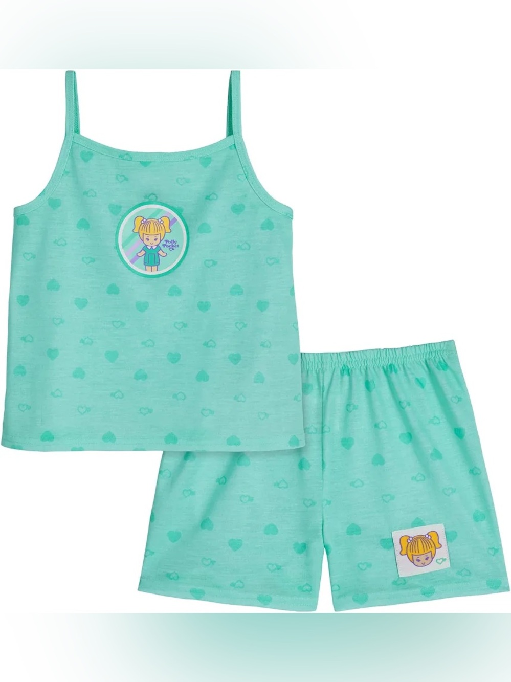BNWT Polly Pocket Girl’s Tank & Short Pajama Set